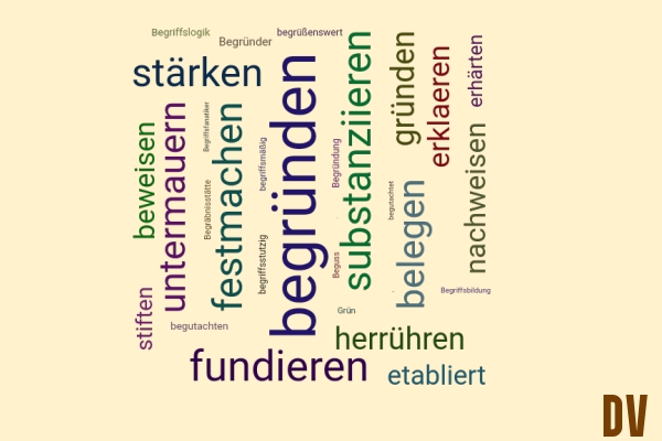 begründen