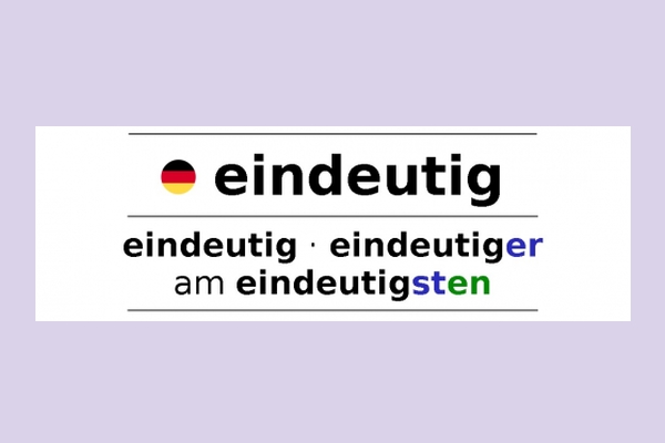 eindeutig