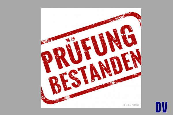 eine Prüfung bestehen