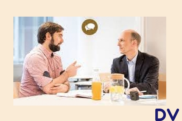 einem Gespräch folgen