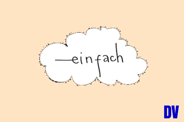 einfach