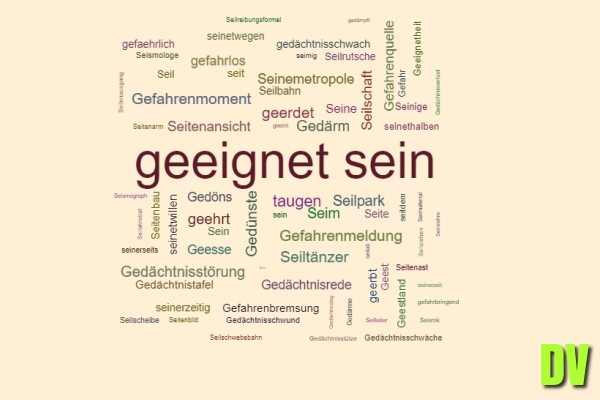 geeignet sein