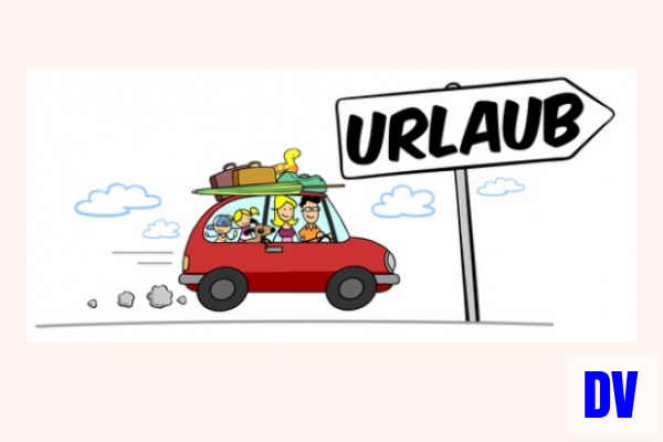 in Urlaub fahren
