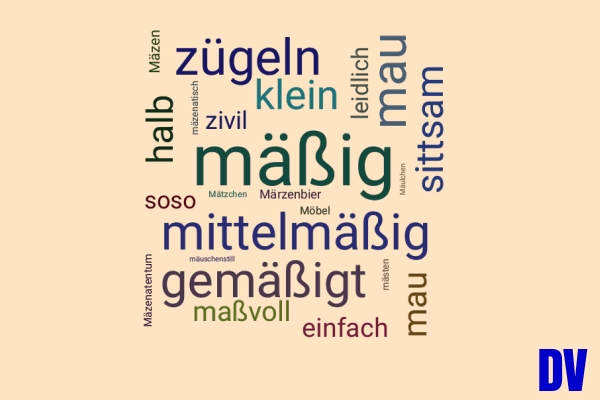 mäßig
