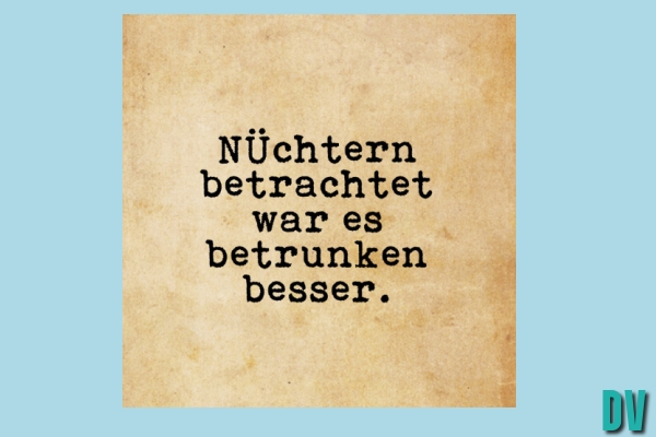 nüchtern