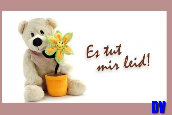 tut mir leid