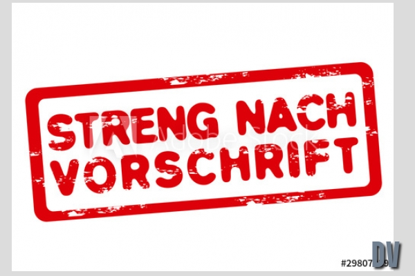 Vorschrift