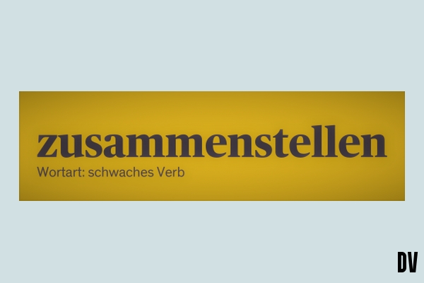 zusammenstellen